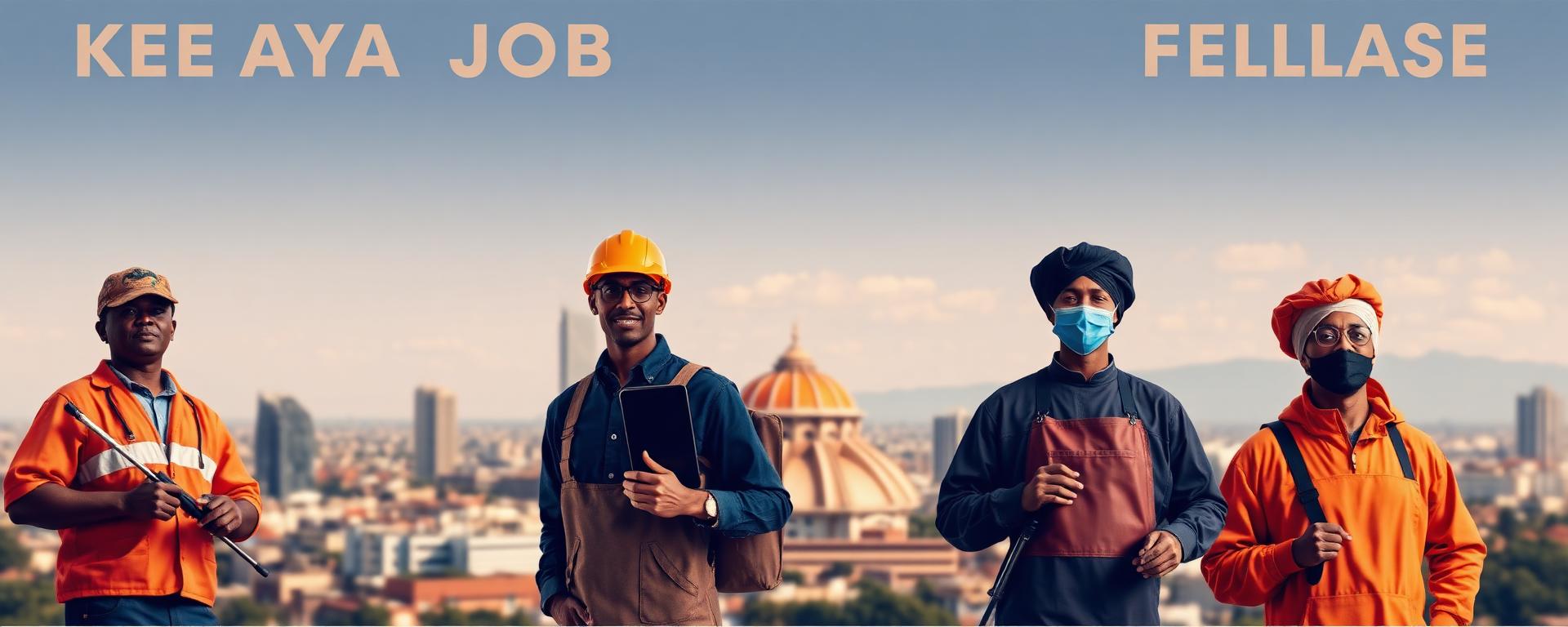Kenyan workers
